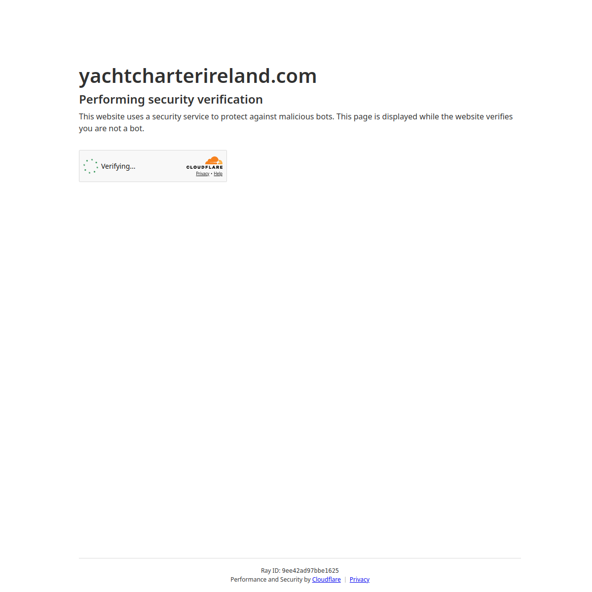 Screenshot of Yacht Charter Ireland