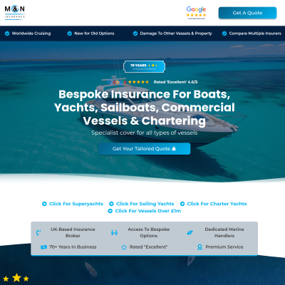 Screenshot of M & N Insurance