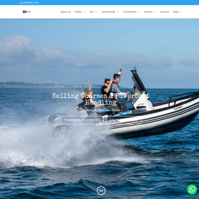 Screenshot of The Boat School - RYA Sailing Courses & Powerboat Handling