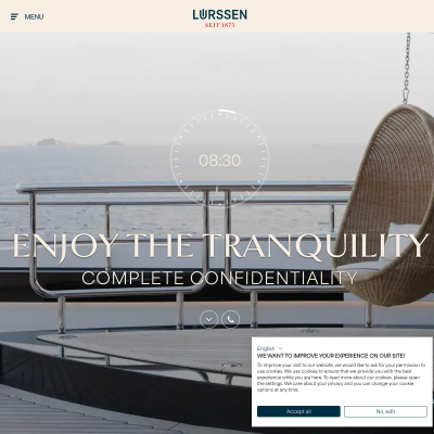 Screenshot of Lürssen Yachts