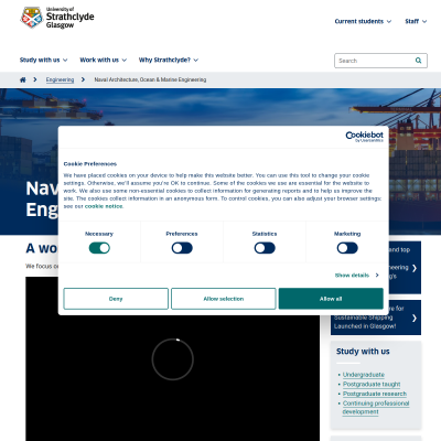 Screenshot of Naval Architecture, Ocean & Marine Engineering