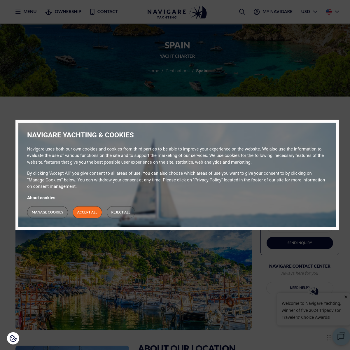Screenshot of Spain, Mallorca Yacht Charter