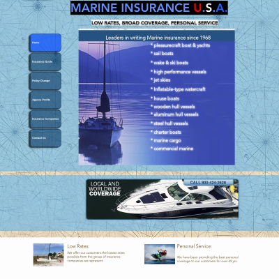 Screenshot of MARINE INSURANCE USA| United States | Wcmarine-development